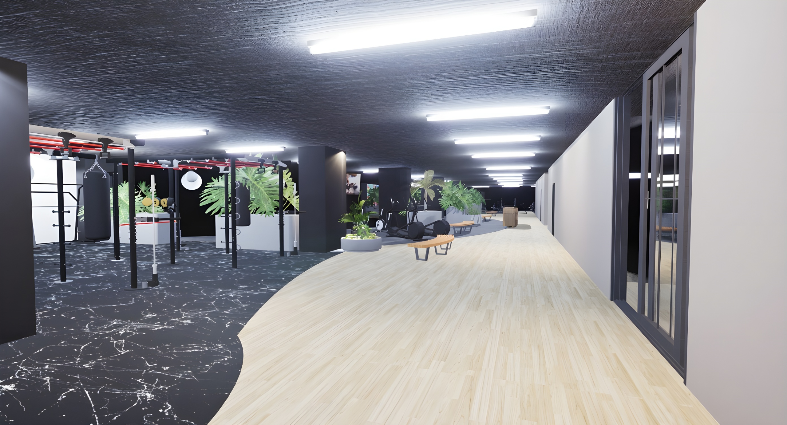 Este proyecto representa la evolución del bienestar dentro del entorno laboral. Más que un gimnasio, se diseñó un ecosistema de salud, movimiento y energía que responde a las necesidades de una comunidad corporativa activa. Cada detalle —desde la distribución hasta el acompañamiento profesional— está pensado para mejorar la calidad de vida, fomentar la productividad y crear un sentido de pertenencia entre los usuarios.